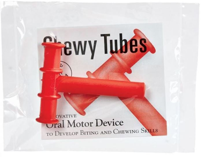 Chewy Tubes™ Oral Motor Tube - Red, 1/2 Inch Diameter