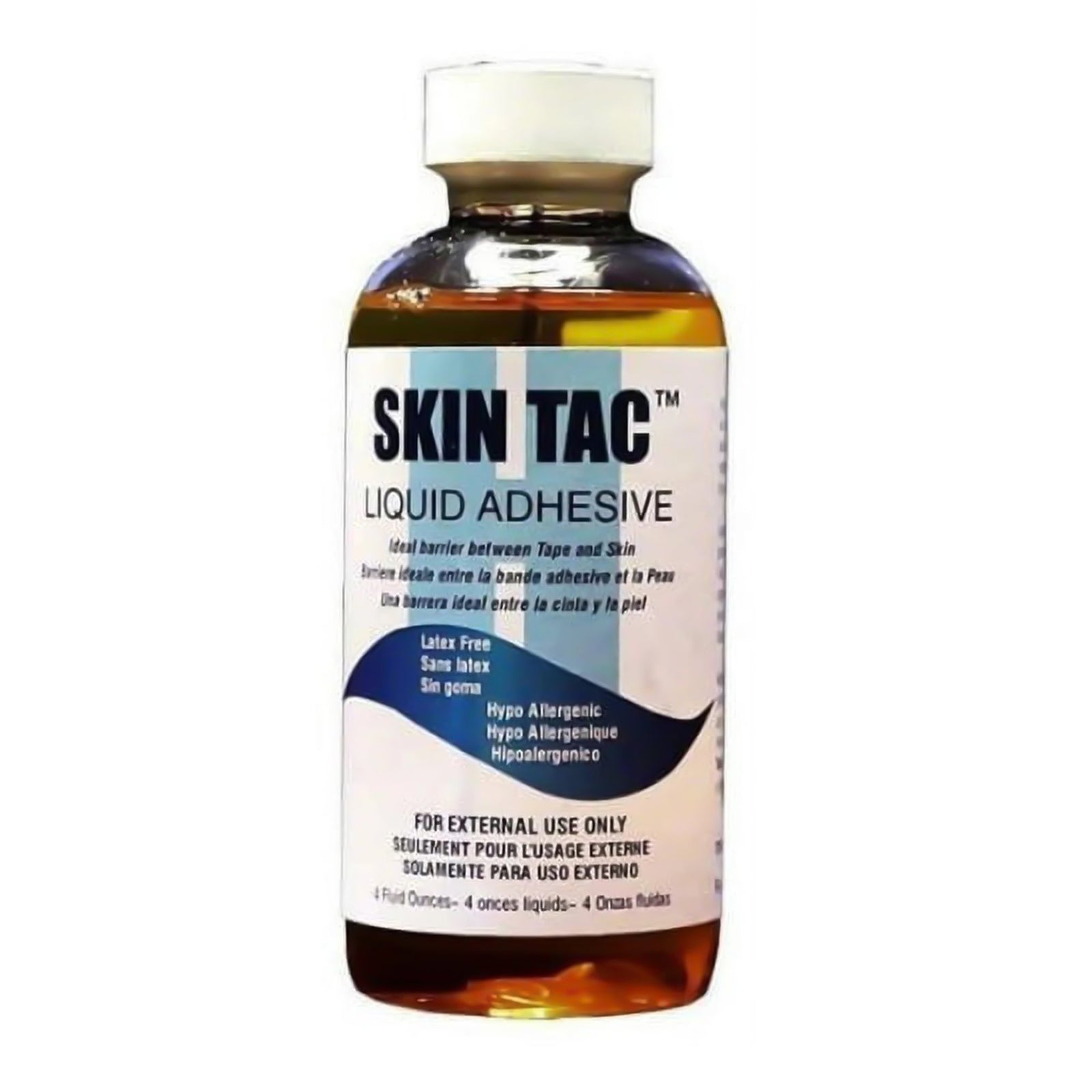 Skin Tac H Hypoallergenic Topical Adhesive 4 oz Bottle