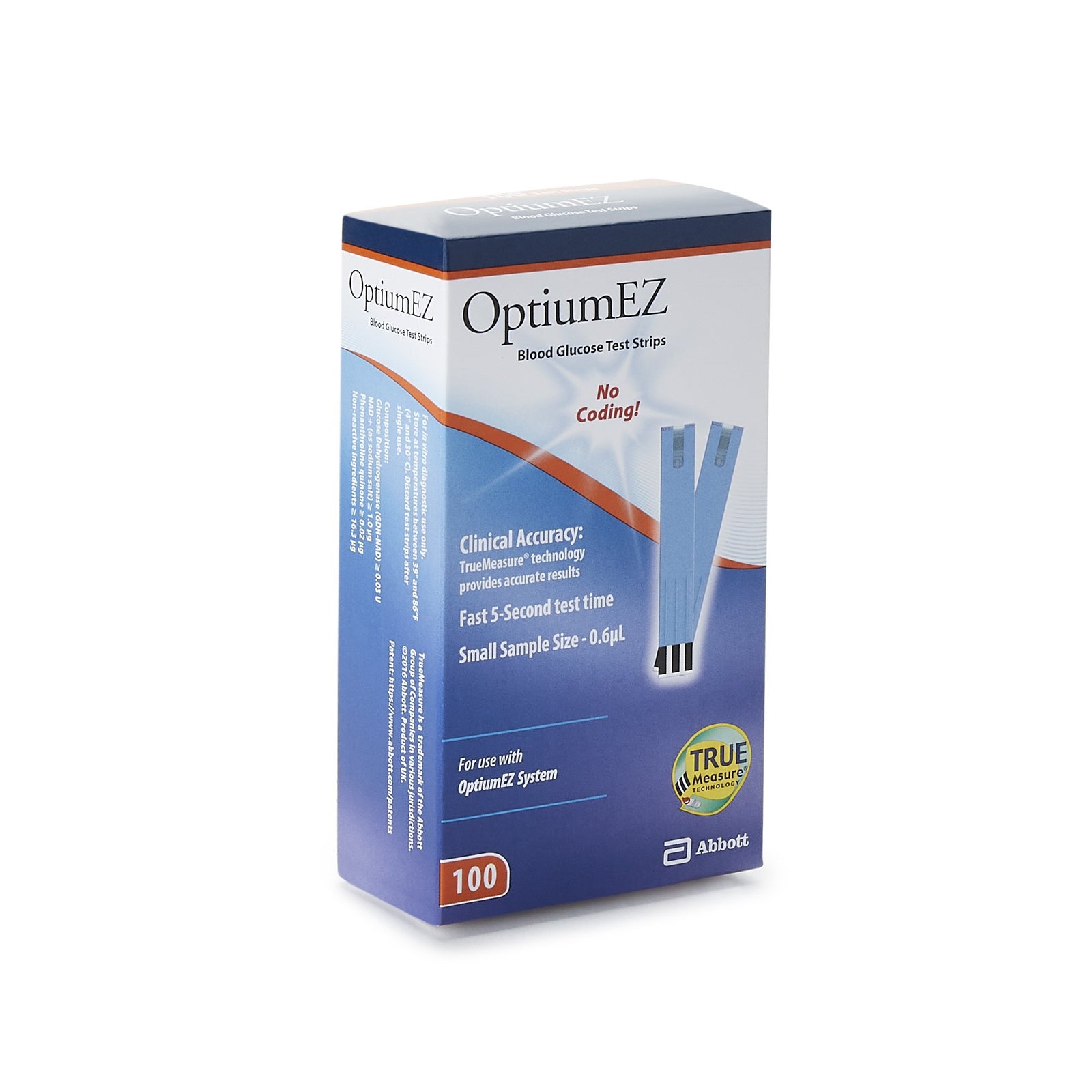 Optium EZ Blood Glucose Test Strips