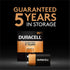 Duracell Coppertop 9V Alkaline Battery