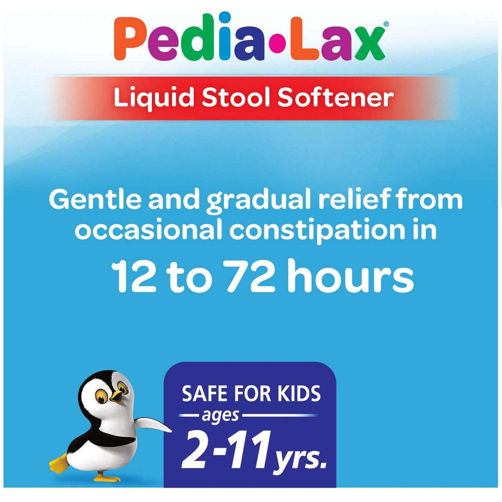 Pedia-Lax Fruit Punch Flavor Stool Softener Liquid 4 oz