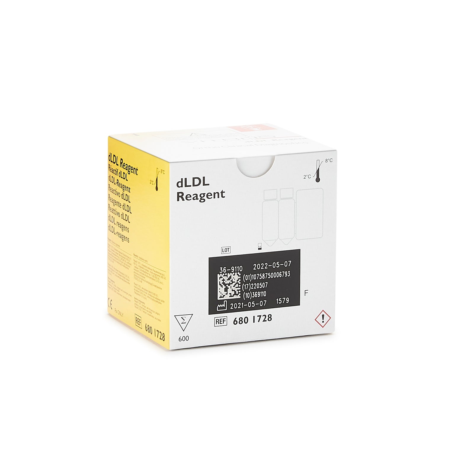 Vitros MicroTip Direct LDL Cholesterol Reagent - Box of 600 Tests