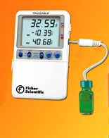 Digital Refrigerator Freezer Thermometer with Alarm and Bottle Probe