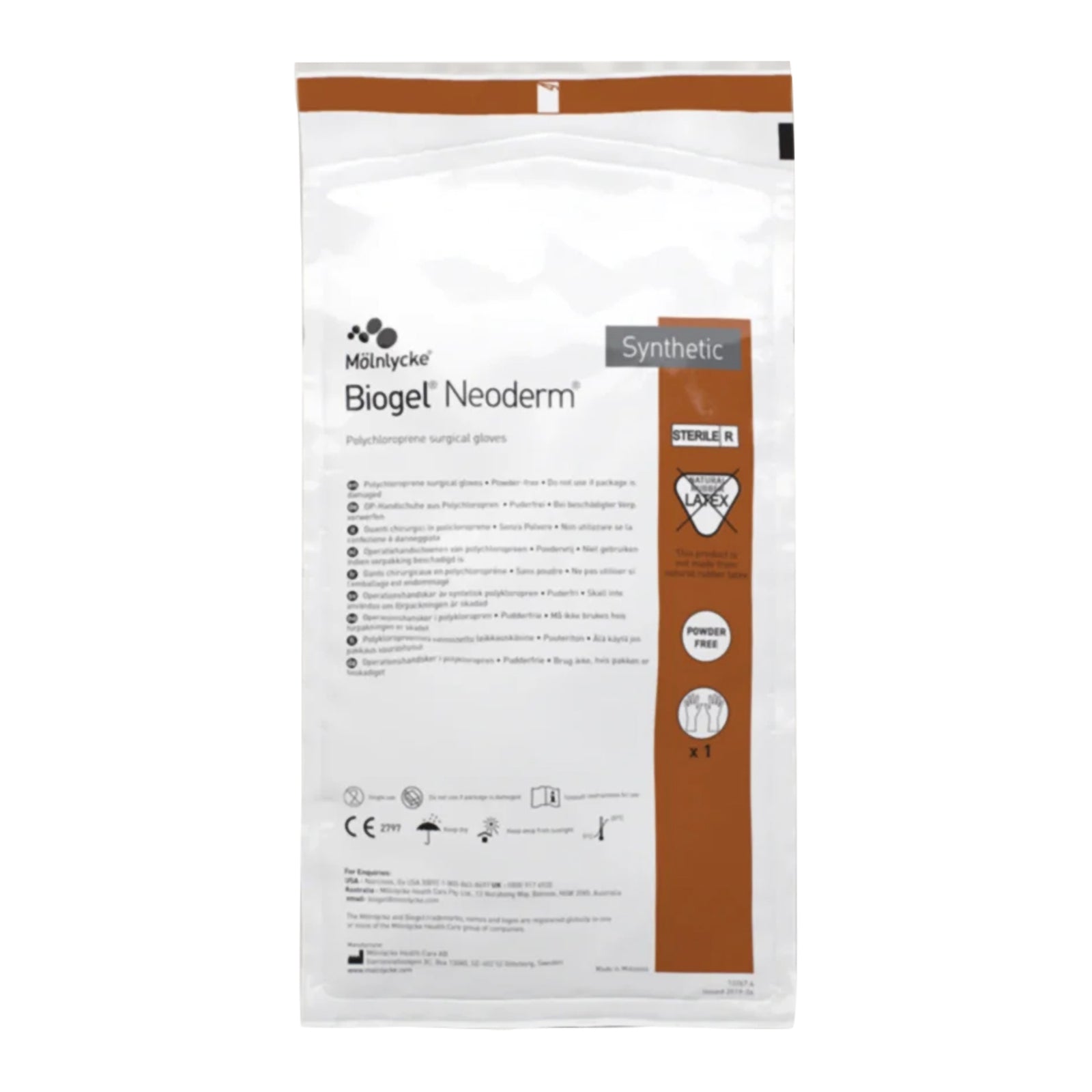 MOLNLYCKE HEALTH Surgical Glove Polychloroprene
