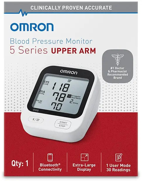 Omron 5 Series Upper Arm Blood Pressure Monitor