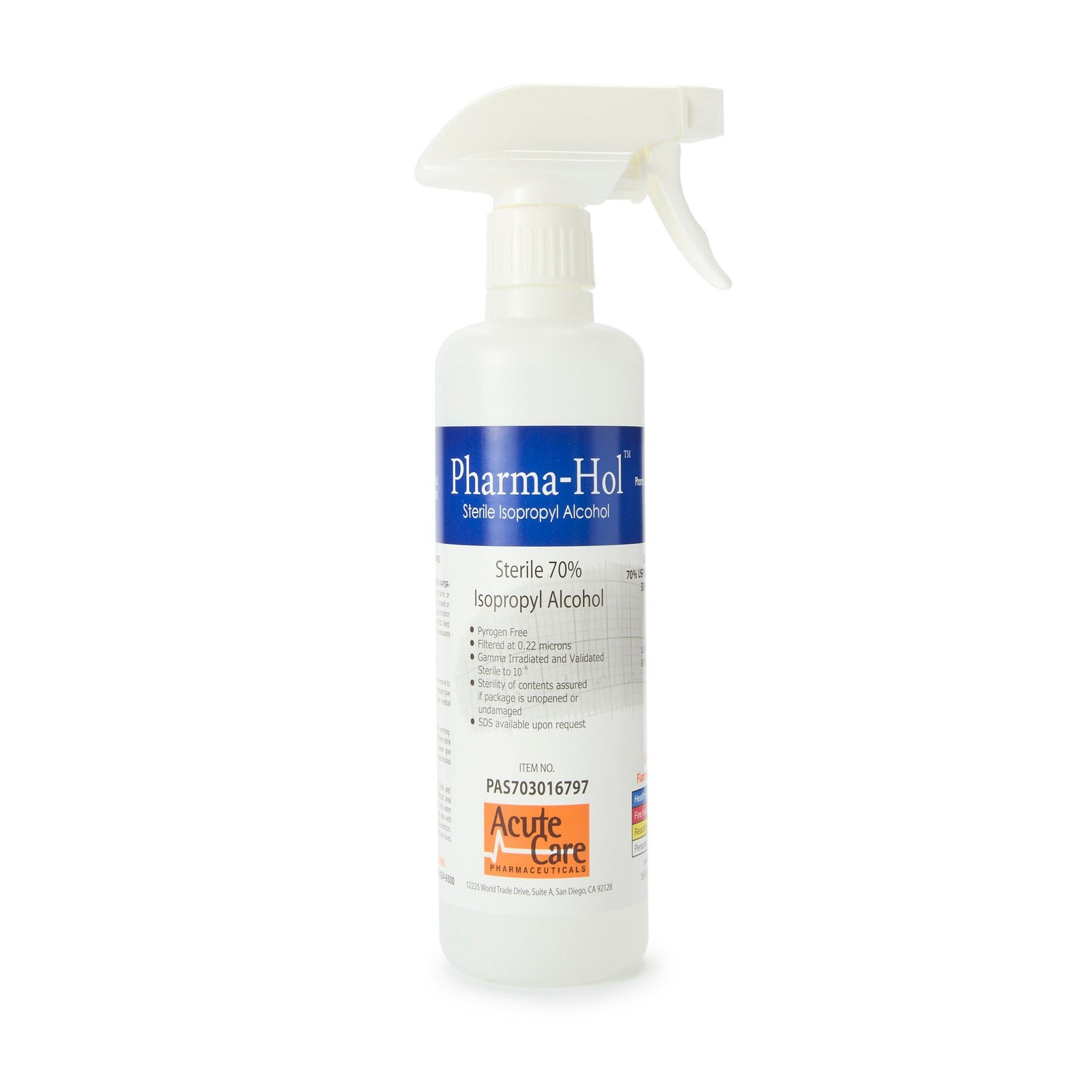 Pharma-Hol Sterile 70% Isopropyl Alcohol Spray, 16 oz
