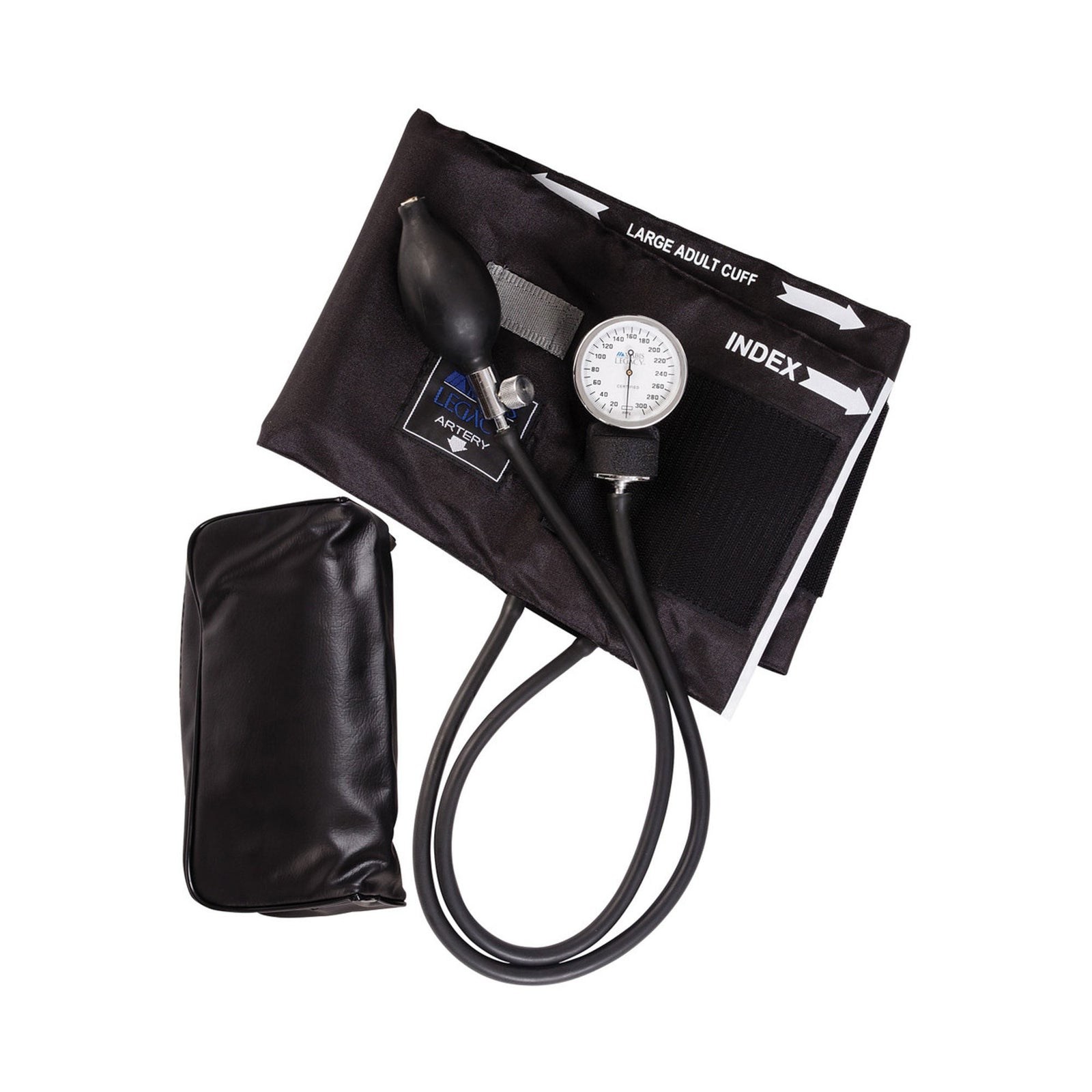 DMS Pocket Aneroid Sphygmomanometer with Large Adult Cuff