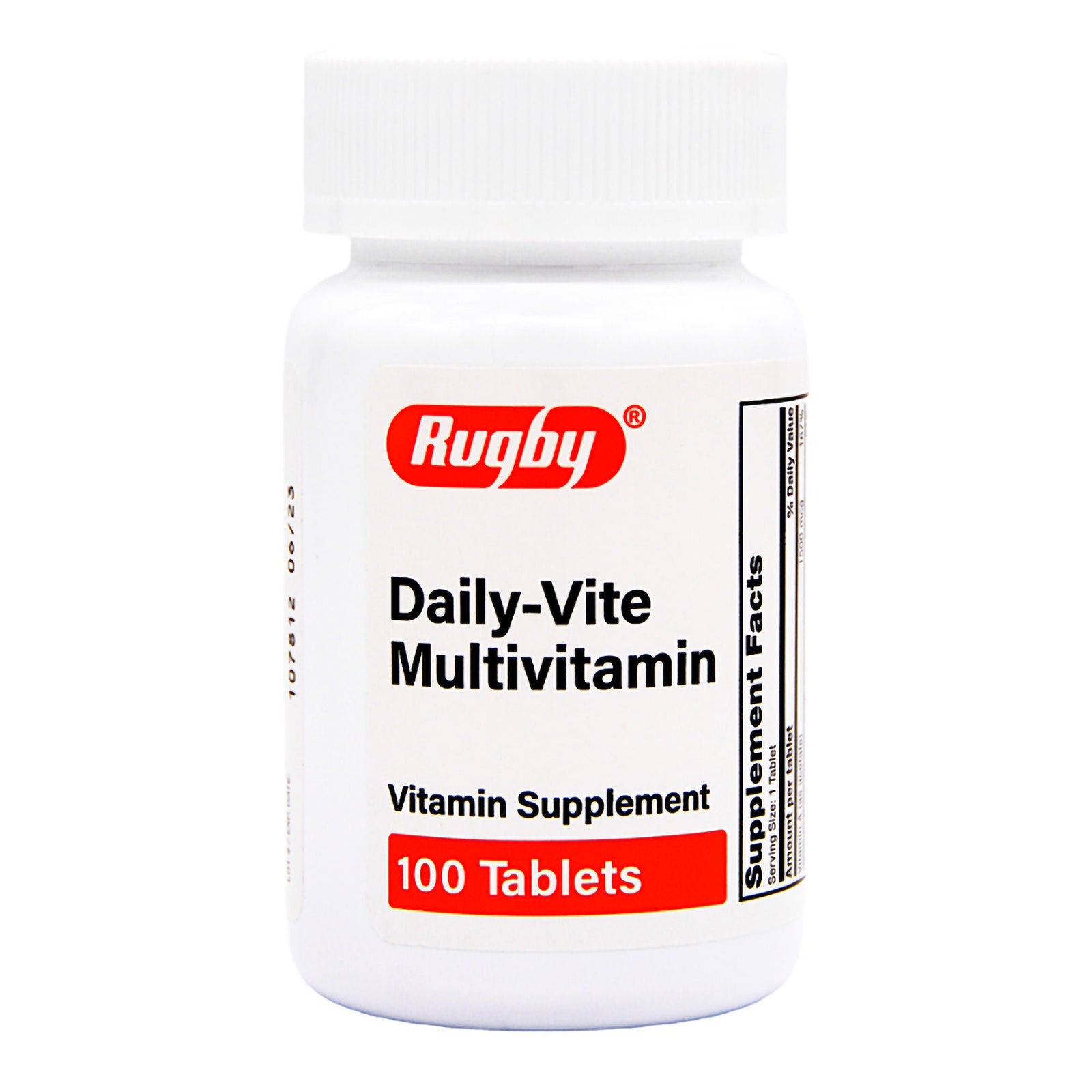 Rugby Daily-Vite Multivitamin Tablets, 100 Count