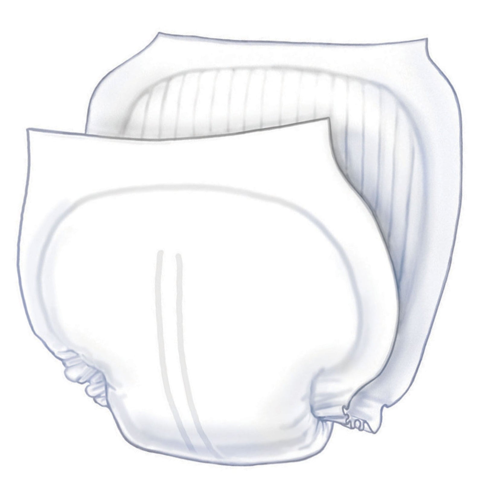 Cardinal Health Wings Heavy Protection Incontinence Liner, 14.1 x 27.5 in