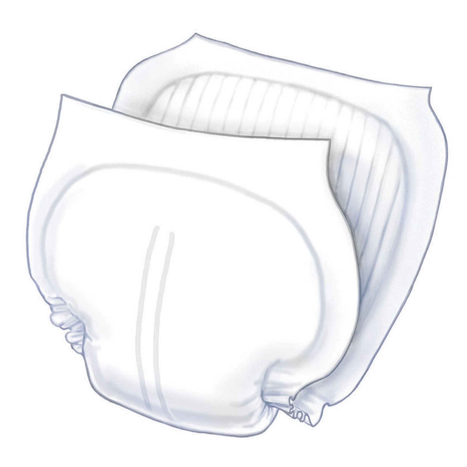 Cardinal Health Wings Heavy Protection Incontinence Liner, 14.1 x 27.5 in