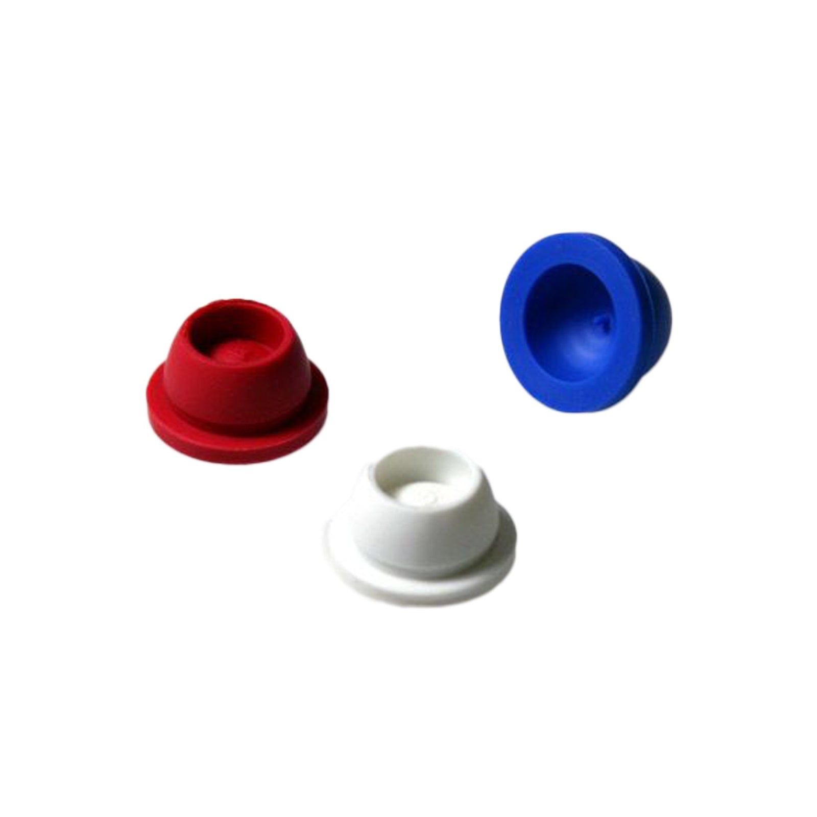 Globe Scientific Blue 13 mm Pierceable Plug Cap for Test Tubes