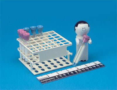 Health Care Logistics Blood Tube Rack, 36-Place, 13 mm, 4 x 4 x 2-1/4 Inch