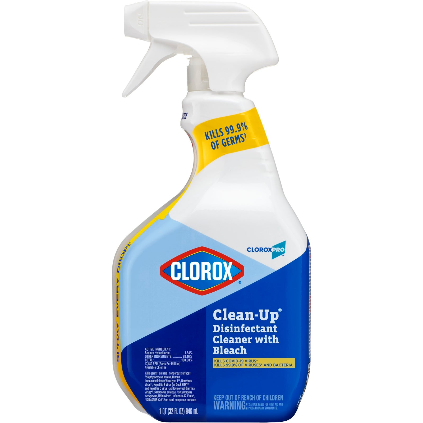 CloroxPro™ Clorox® Clean-Up® with Bleach Germicidal Trigger Spray Liquid