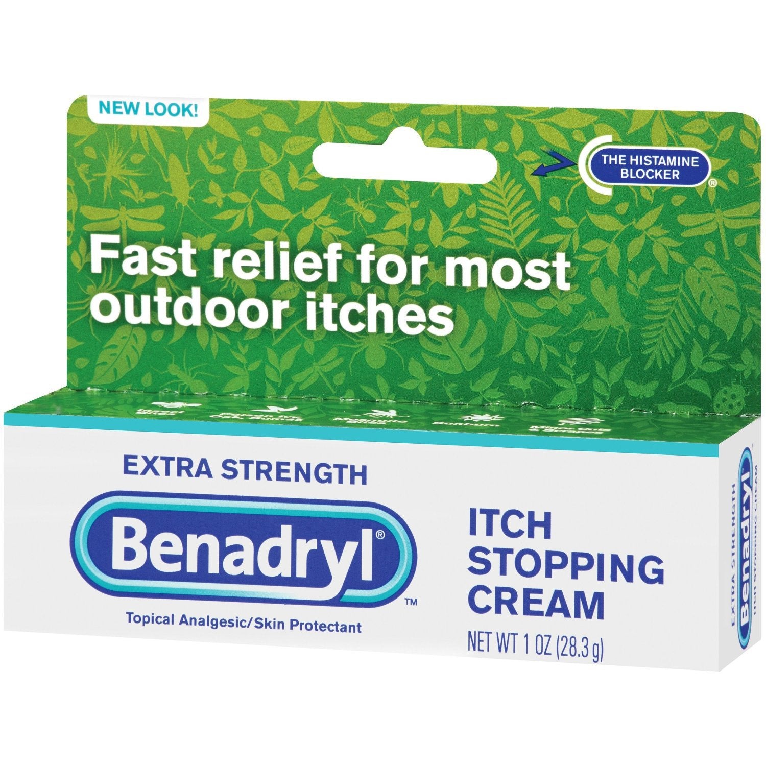Benadryl® 2% - 0.1% Strength Itch Relief Cream 1 oz. Tube