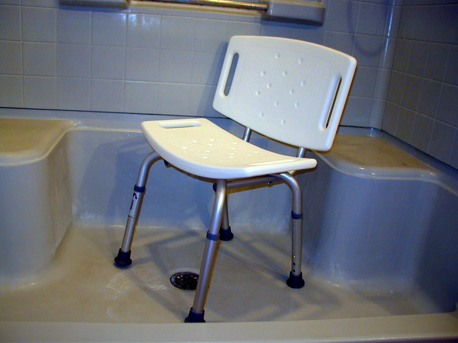 McKesson Adjustable Bath Bench with Back