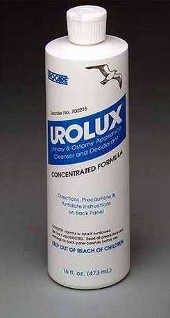Urolux® Urinary and Ostomy Appliance Cleanser and Deodorant, 16 fl. oz. Bottle, Citrus Scent