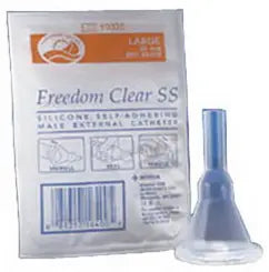 Coloplast Clear Sport Sheath Self-Adhering Male External Catheter