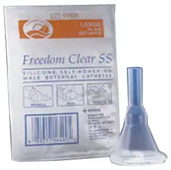 Coloplast Clear Sport Sheath Self-Adhering Male External Catheter