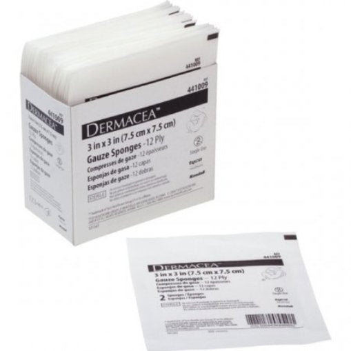 Cardinal Health Dermacea Sterile Gauze Sponge 12-Ply