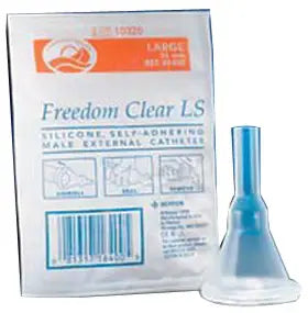 Coloplast Freedom Clear Long Seal Self-Adhering Male External Catheter