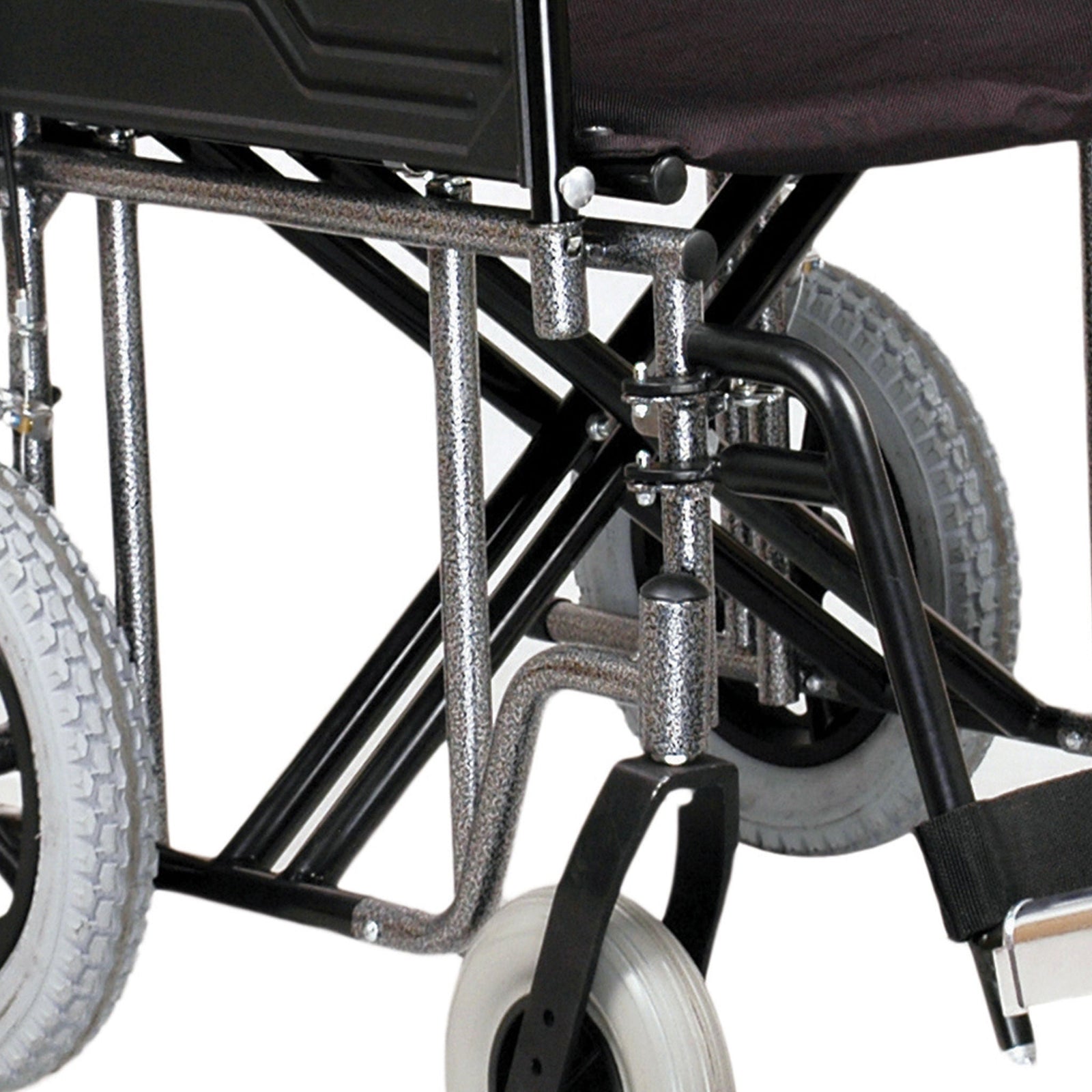 Merits Health Bariatric Transport Chair with Fixed Arms, 22-Inch