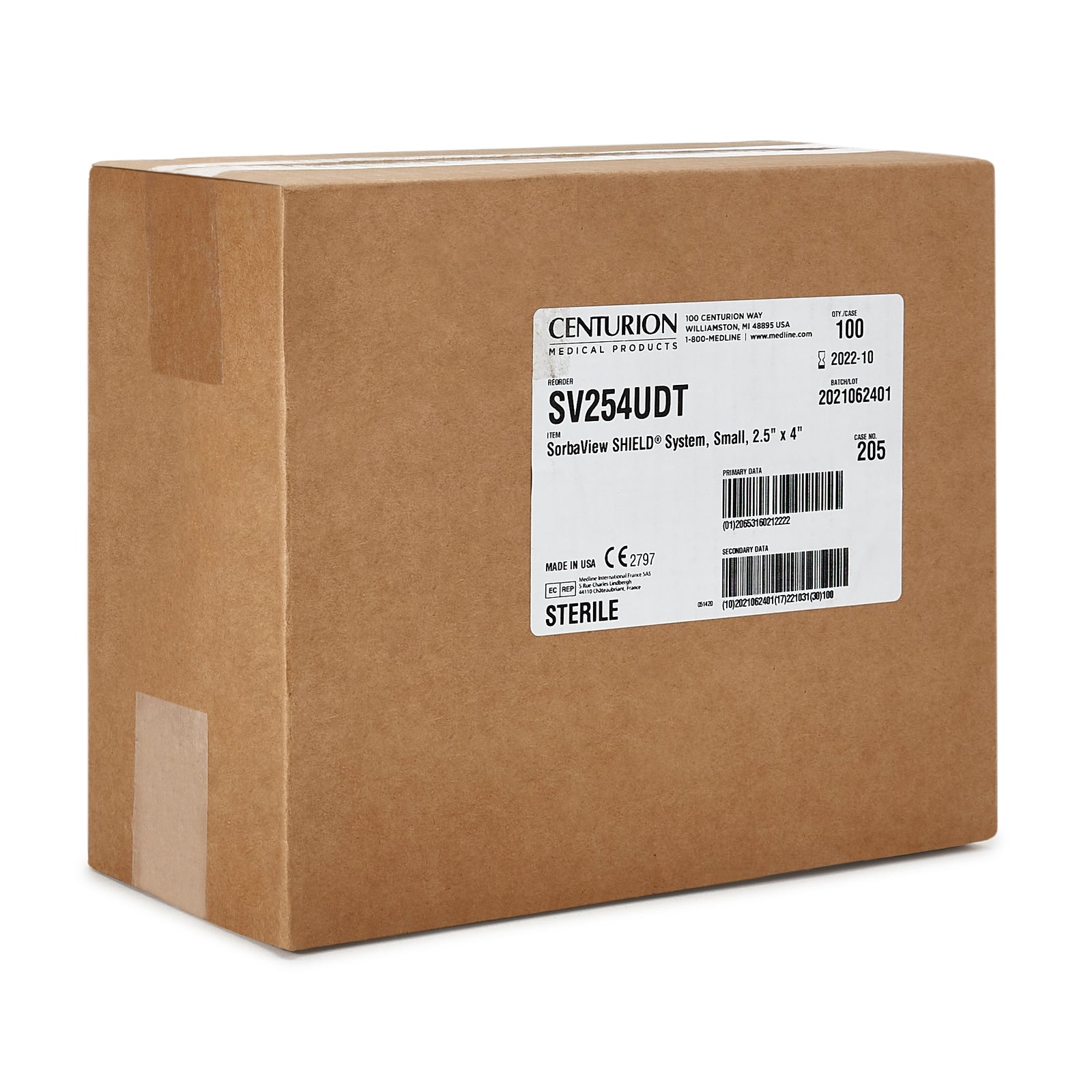 Sorbaview SHIELD Integrated Securement Dressing 2-1/2 x 4 Inch