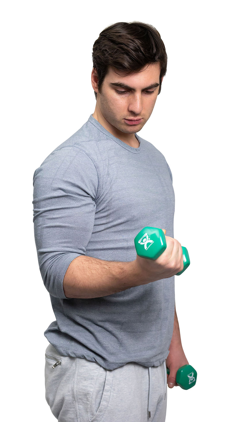 CanDo® Hexagon Head Dumbbell - 3 lbs