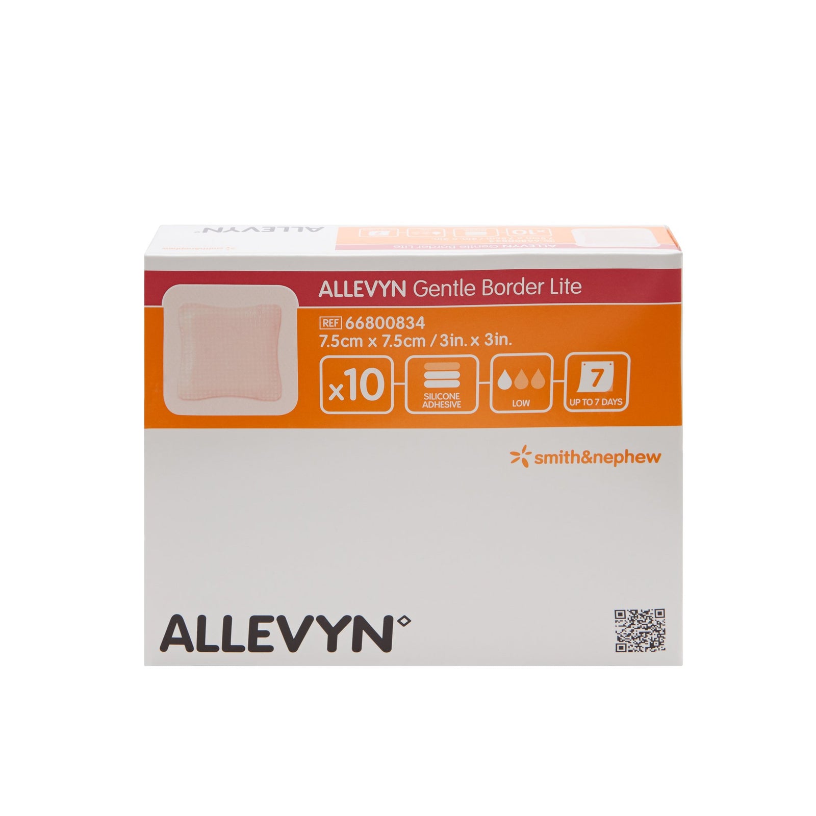 Allevyn Gentle Border Lite Thin Foam Dressing