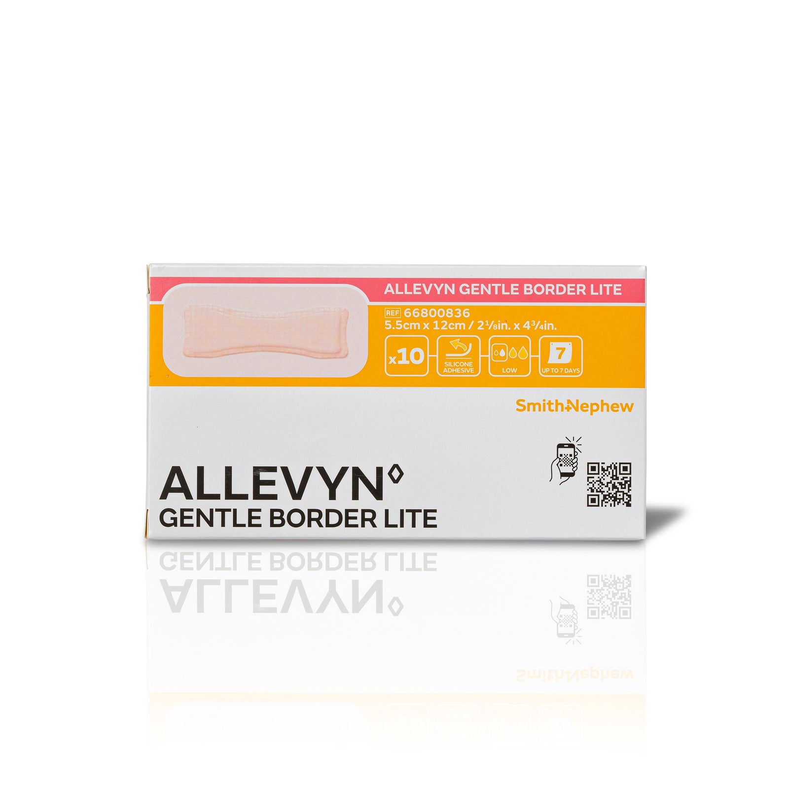 Allevyn Gentle Border Lite Thin Foam Dressing