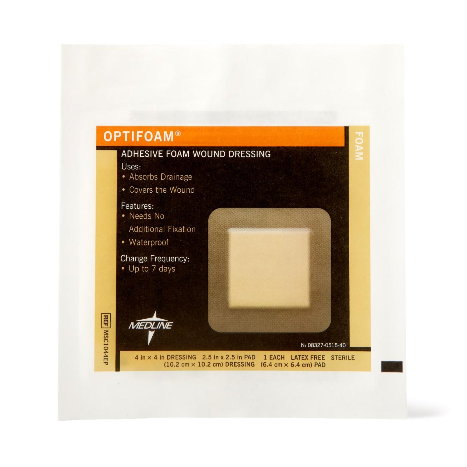 Optifoam Foam Dressing with Border and Waterproof Backing