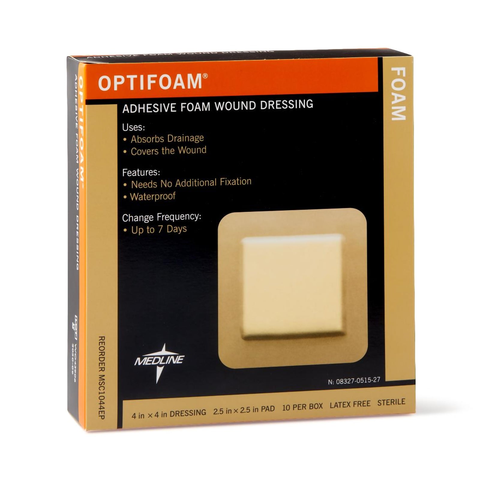 Optifoam Foam Dressing with Border and Waterproof Backing