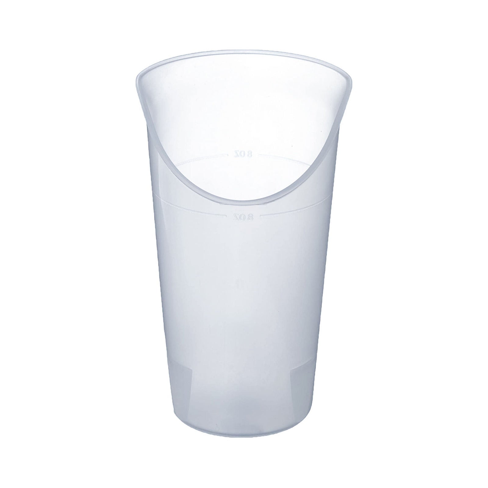 Maddak Nosey Cup, Clear Plastic, 8 oz