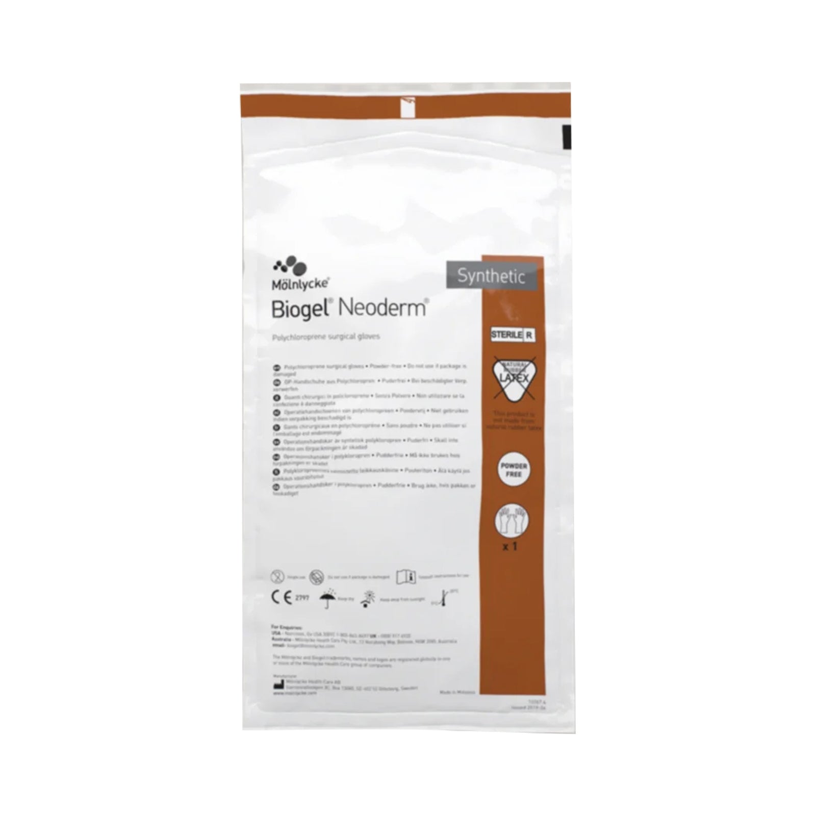 MOLNLYCKE HEALTH Surgical Glove Polychloroprene