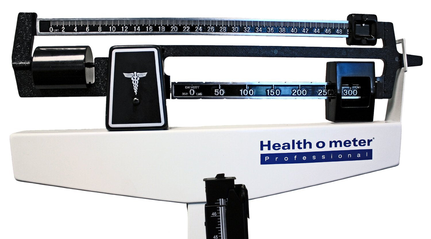 Health O Meter Physician Scale with Height Rod, 500 lb Capacity