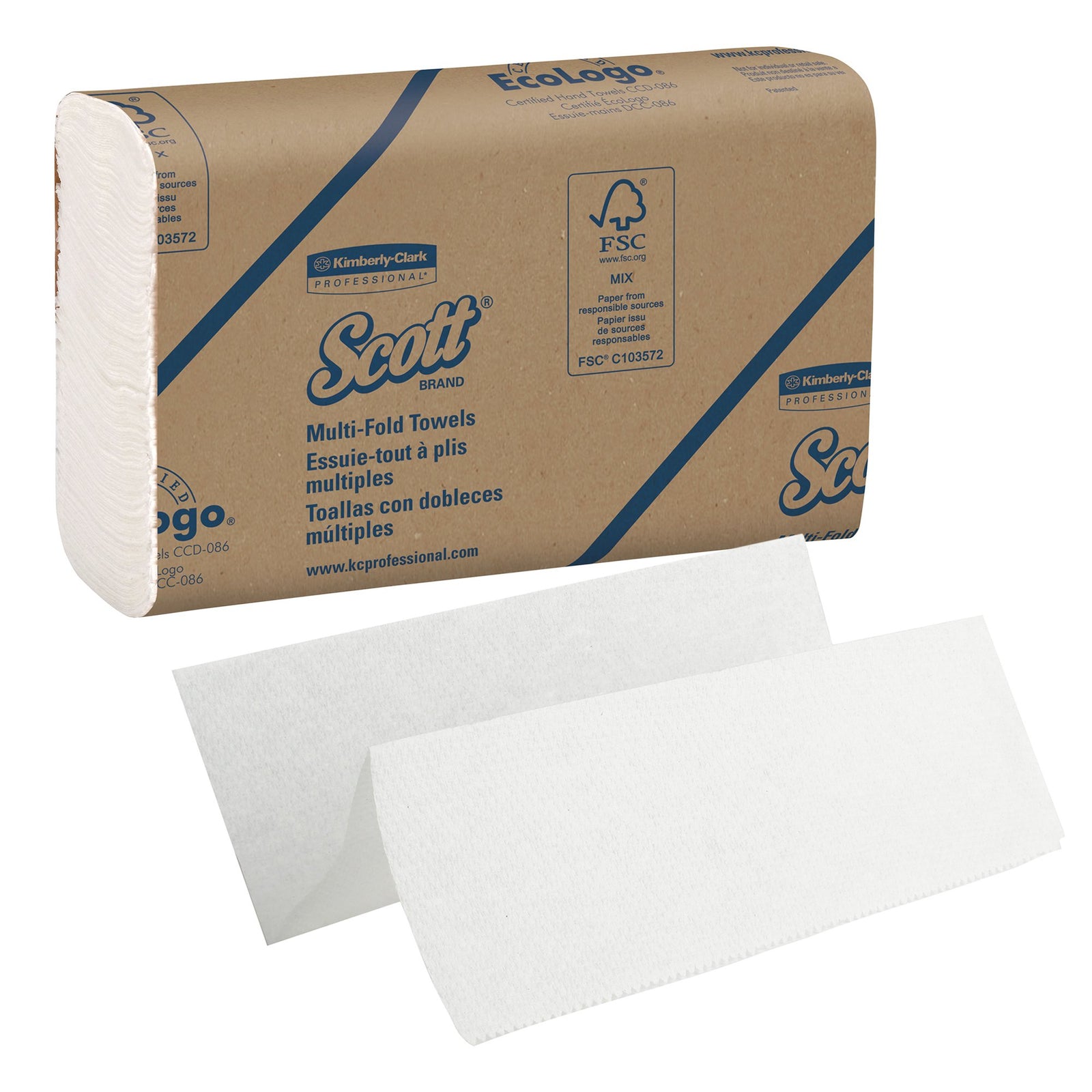 Scott® Multi-Fold Paper Towels 9-4/5 x 10 Inch