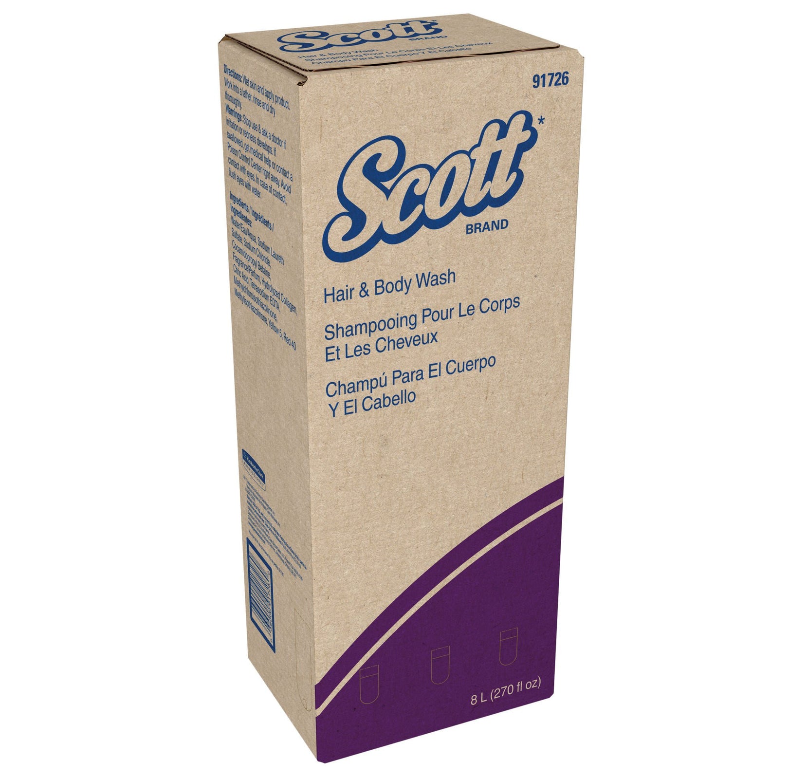 Scott Hair & Body Wash, 8 L
