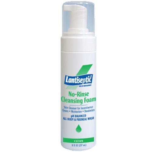 DermaRite Lantiseptic No-Rinse Cleansing Foam, 8 oz