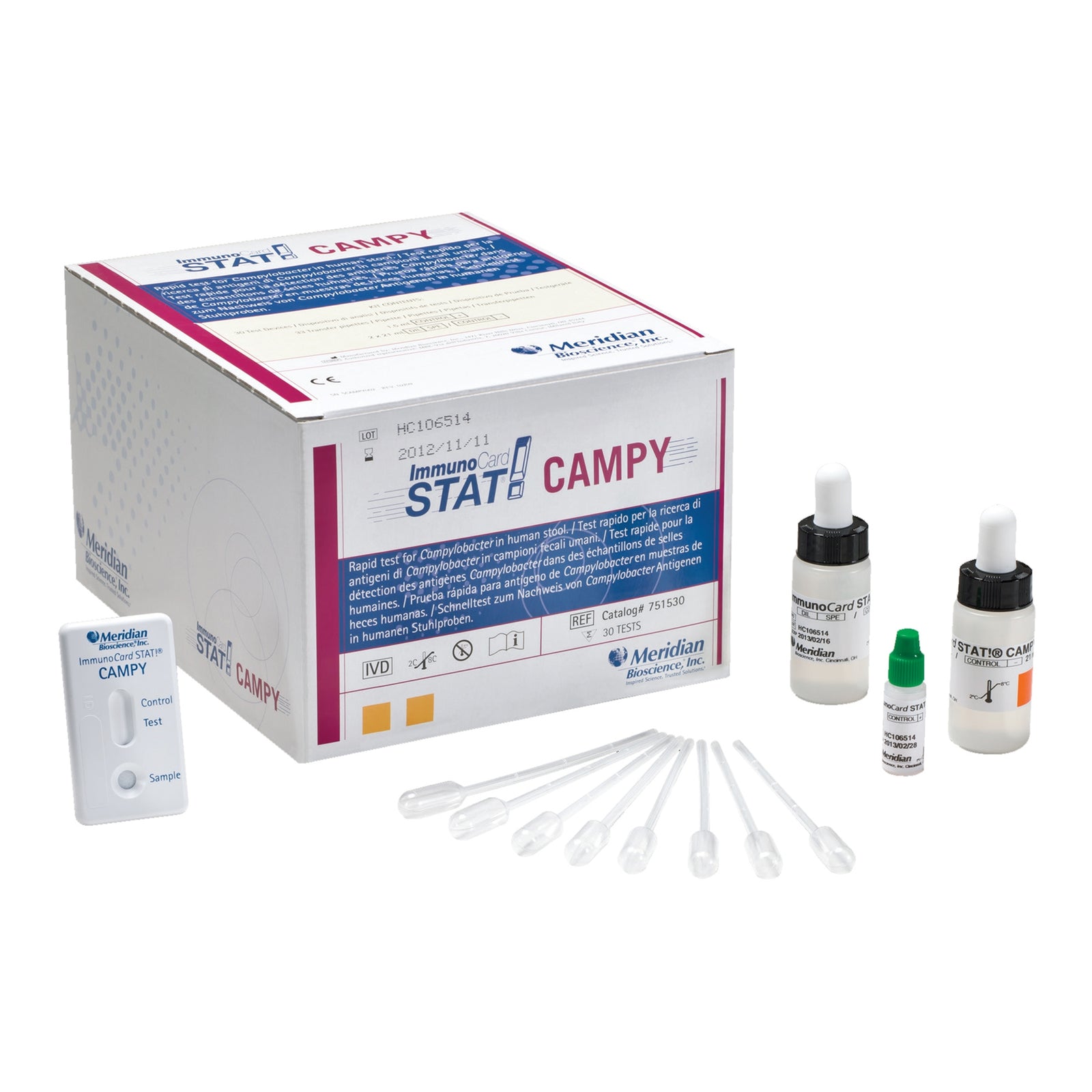 Immunocard STAT! Campylobacter Test Kit - Box of 30 Tests