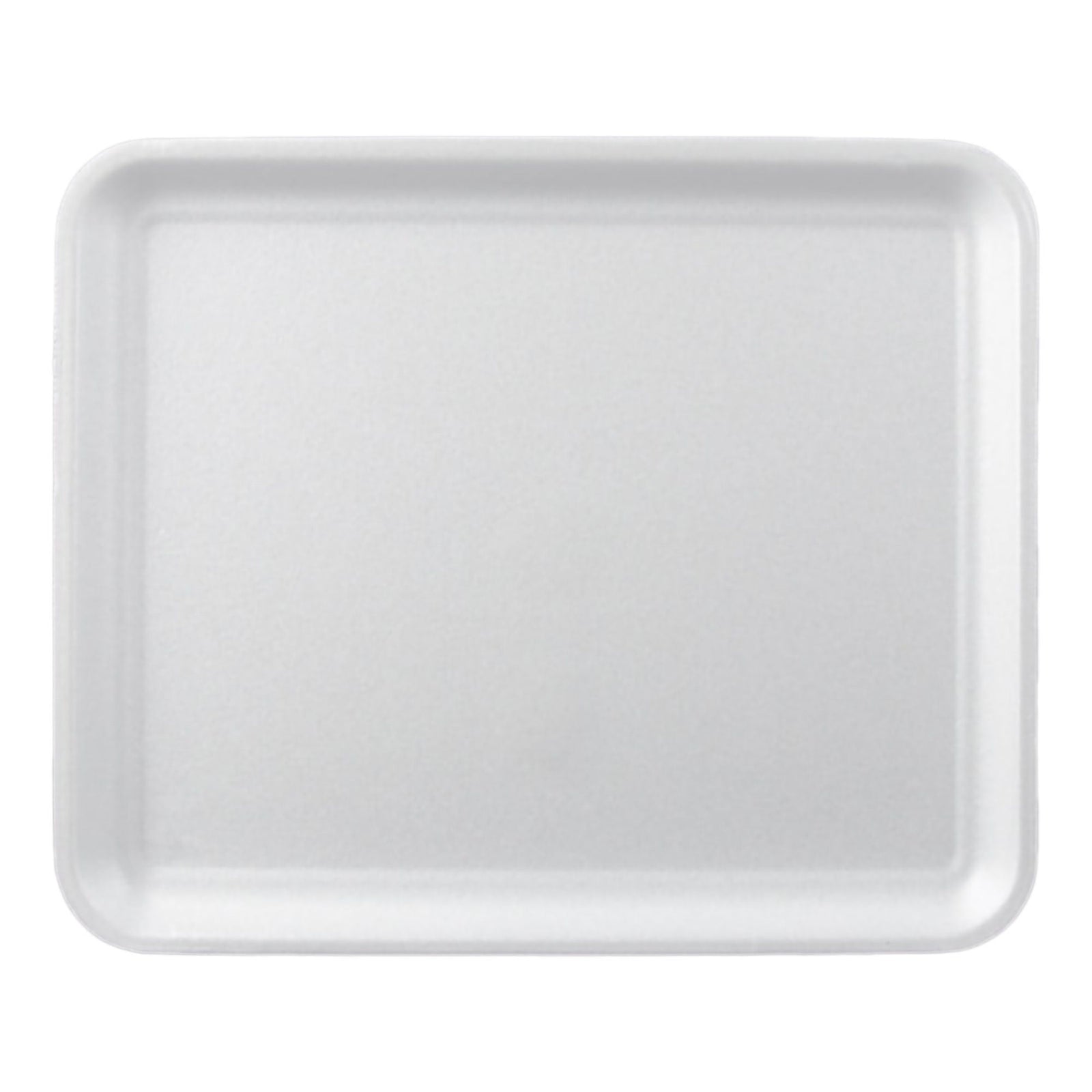RJ Schinner White Foam Food Service Tray, 9 x 11 x 0.625 Inch
