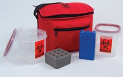 Insulated Biohazard Specimen Transport System 5.5 x 7 x 9 Inch