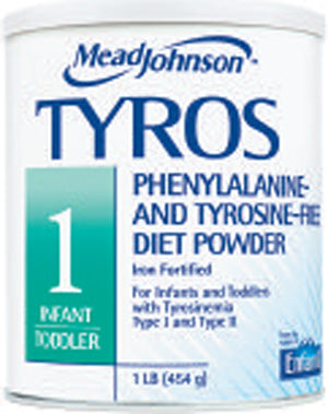 Tyros™ 1 Unflavored Pediatric Oral Supplement Powder - 16 oz. Can