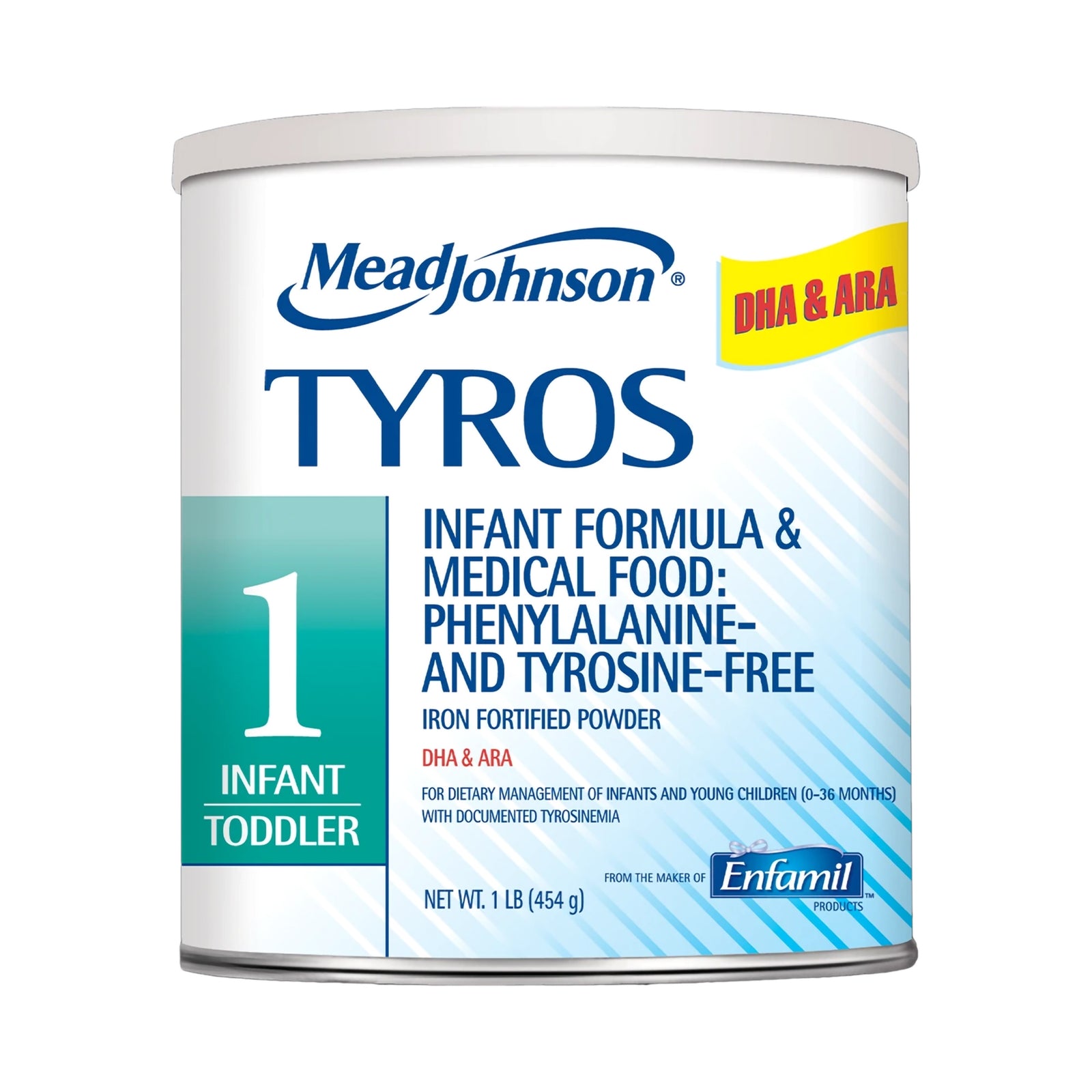 Tyros™ 1 Unflavored Pediatric Oral Supplement Powder - 16 oz. Can