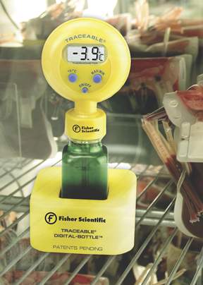Fisher Scientific Traceable Digital-Bottle Refrigerator/Freezer Thermometer