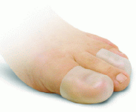 Silipos Digit Cap Large/X-Large Clear Pull-On Toe Protector