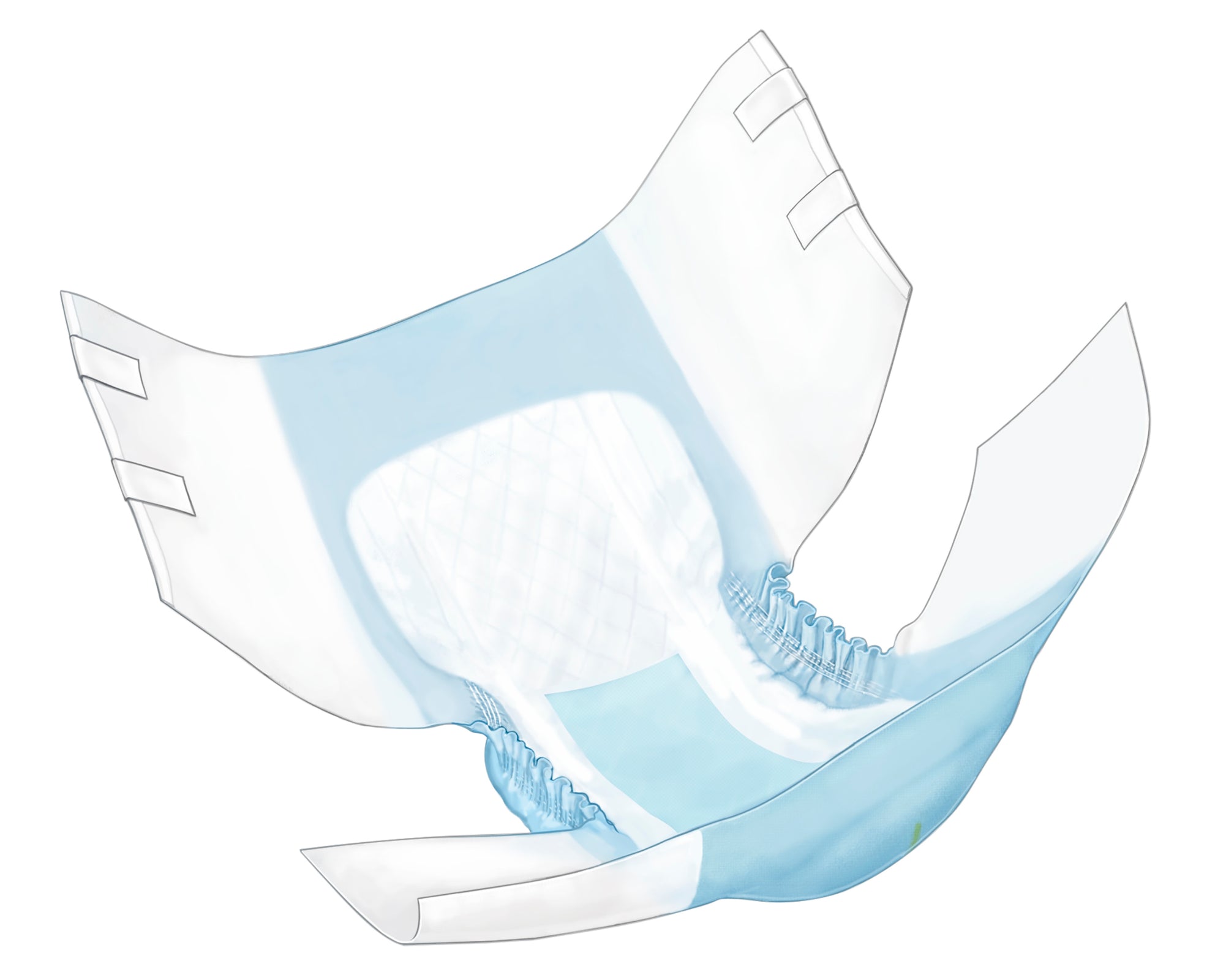 Wings Extra Quilted Adult Incontinence Briefs
