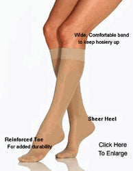 Jobst® Ultrasheer Compression Stocking Knee High Small Sun Bronze