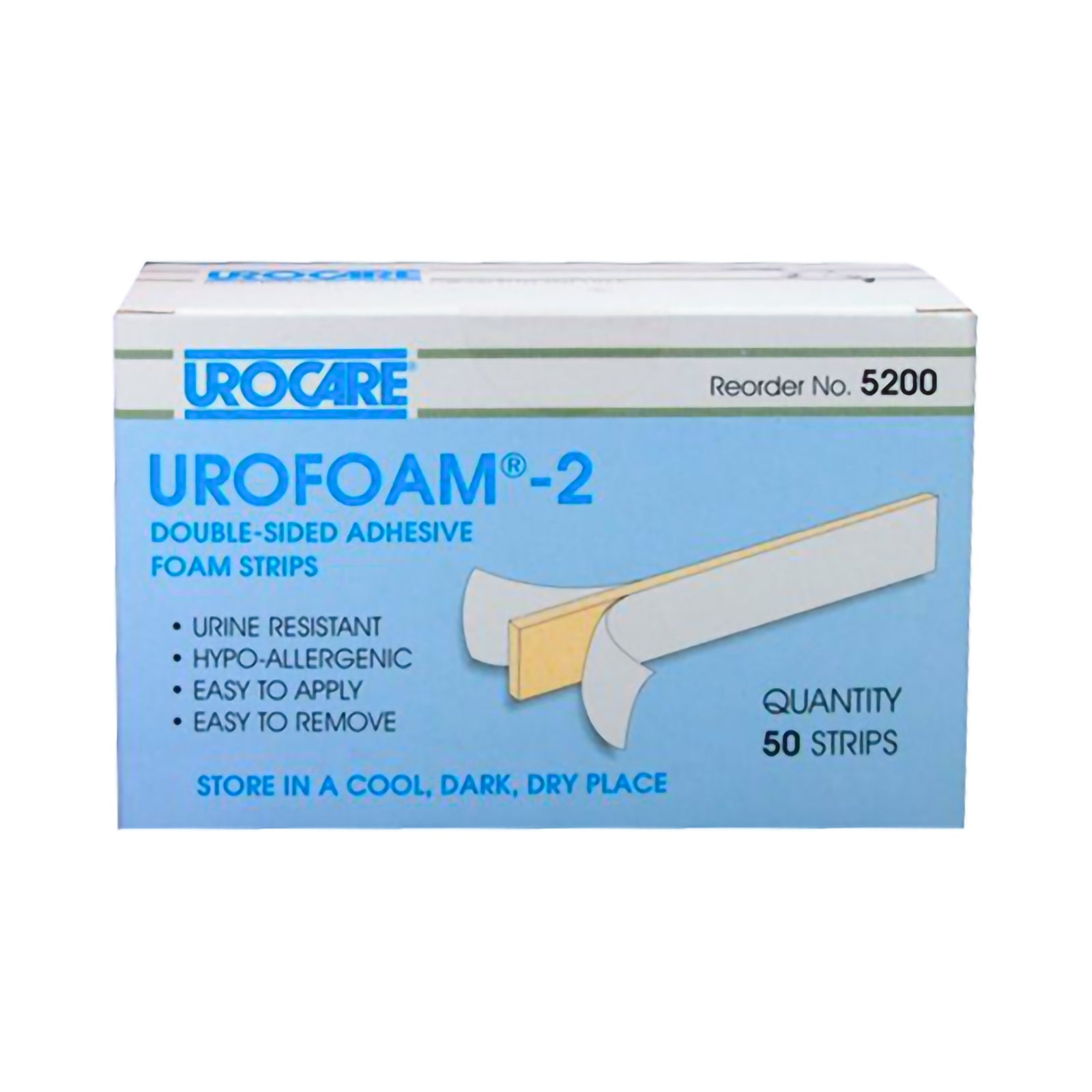 Urocare Foam Adhesive Strips for Male External Catheters