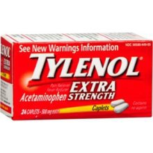 Tylenol Extra Strength Acetaminophen 500 mg Caplets