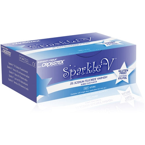 Sparkle V Fluoride Treatment 0.4 mL Bubblegum Flavor