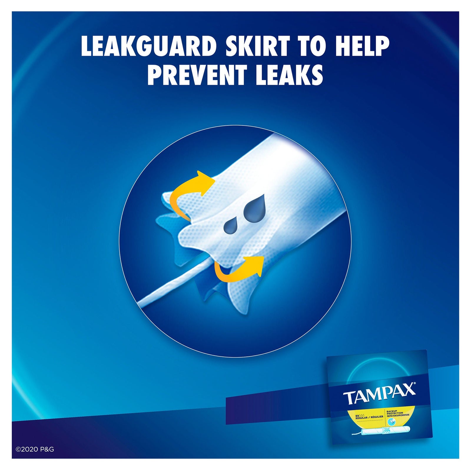 Tampax Regular Unscented Tampons with Cardboard Applicator